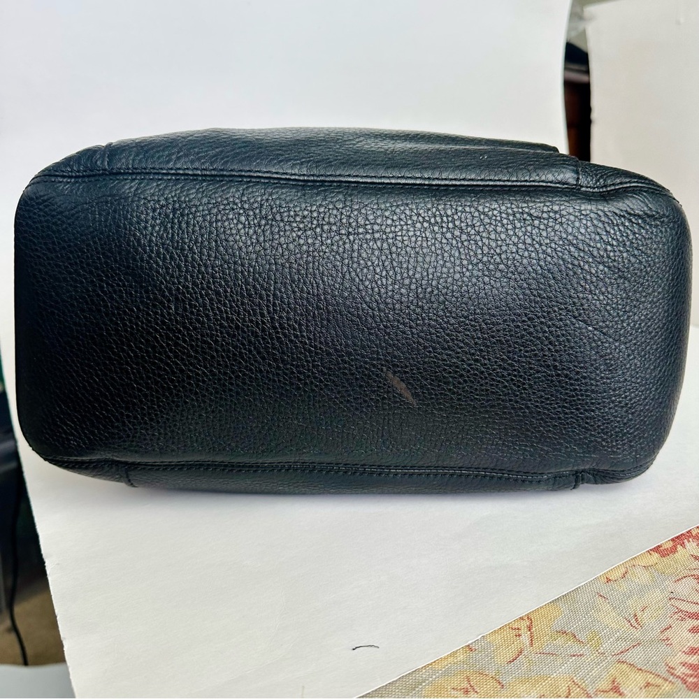 🥂SOLD🥂Vintage Michael Kors Bowery Black Boho Pebbled Leather Shoulder Bag Purse - Picture 4 of 14